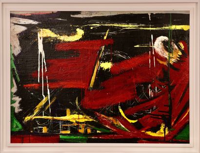 DAG DAHL XXe siècle. Huile sur panneau encadrée...