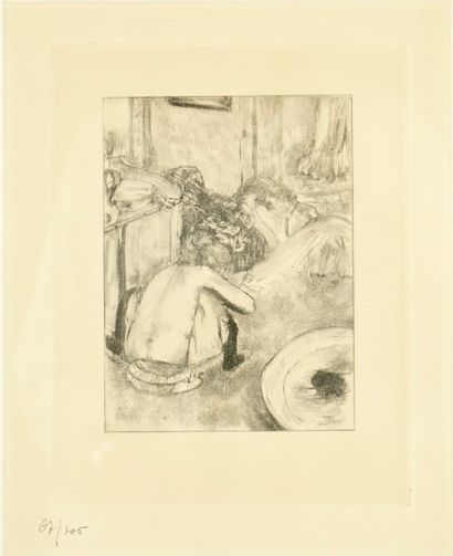 Edgard DEGAS (1834-1917). D'après. Gravure...