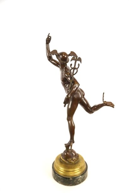 Jean DE BOLOGNE. D'après. Sculpture en bronze...