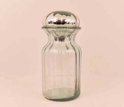 Pot en verre et bouchon en sulfure