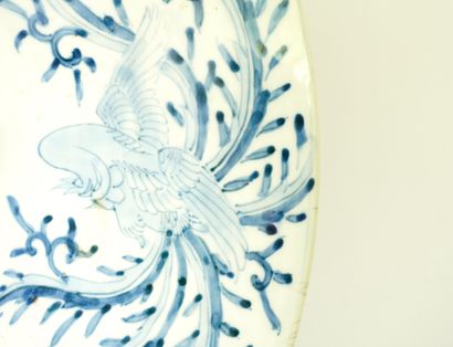 Chine XVIIIe ou début XIXe. Grand plat en...