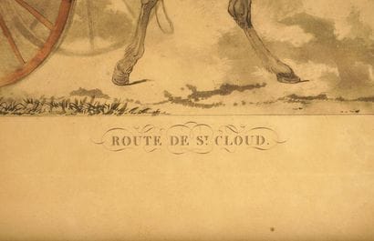Carle VERNET (1758-1836). Gravure. Route...