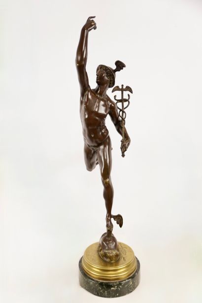 Jean DE BOLOGNE. D'après. Sculpture en bronze...