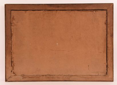 RWASSEL. Daté 1924. Peinture à l'huile. 
Carton...