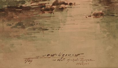 Aquarelle Signée J. DET UGENIE
Situé 
