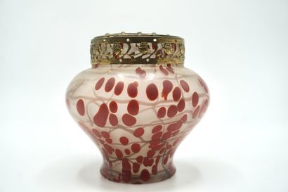 Verre de Bohême. PIQUE FLEURS 054. En verre...