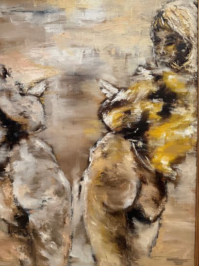 CASSIMAN Roland (1937). Huile sur toile 