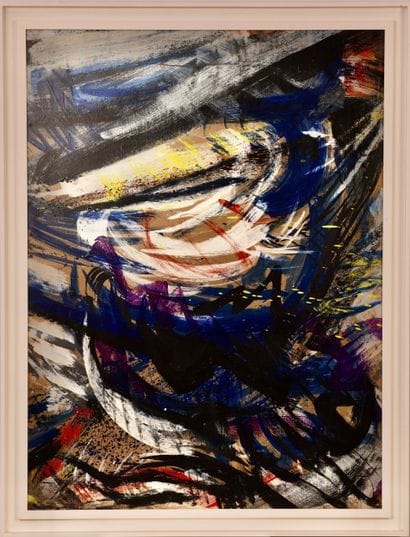 DAG DAHL XXe siècle. Huile sur panneau. 
Triptyque...