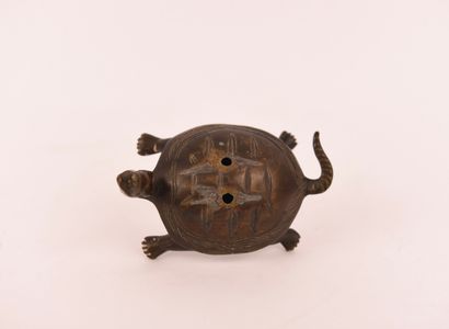 Porte montre en bronze, époque 1900 représentant...