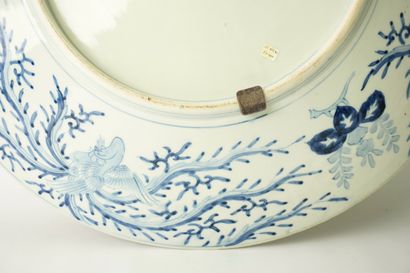 Chine XVIIIe ou début XIXe. Grand plat en...