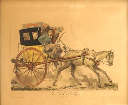 Carle VERNET (1758-1836). Gravure. Route...