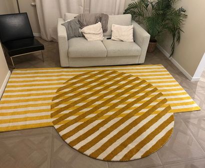 AXEL CHAY (1991-) Monoprix.Tapis en laine...