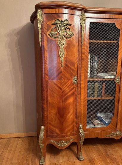 Style Louis XV. Epoque 1880-1920. Bibliothèque...