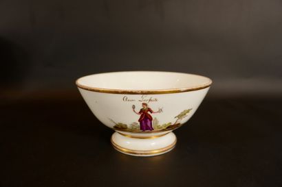 Epoque Empire. Service à café en porcelaine....