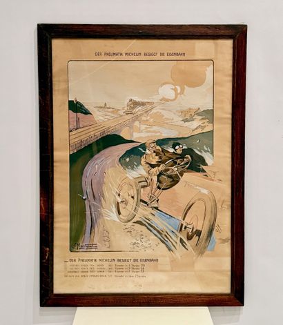 Ernest MONTEAU (1879 -1909). Lithographie...