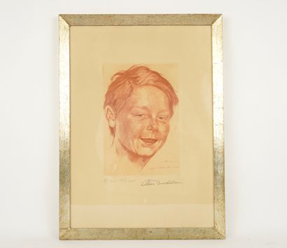 Olivier Duchateau (1876-1939). Gravure titrée...