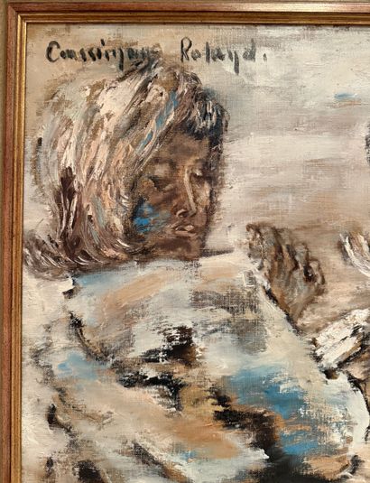 CASSIMAN Roland (1937). Huile sur toile 