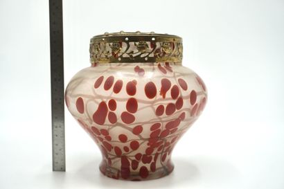 Verre de Bohême. PIQUE FLEURS 054. En verre...