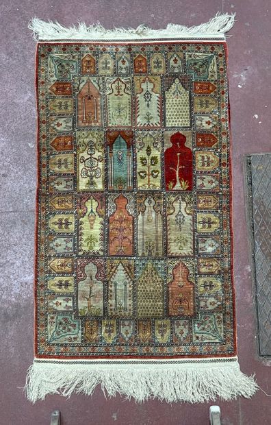 Tapis turque. Kayseri. Laine et soie.
Haute...
