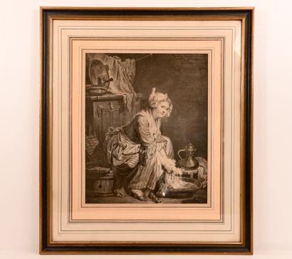 D'après Jean Baptiste GREUZE. 