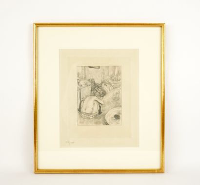 Edgard DEGAS (1834-1917). D'après. Gravure...
