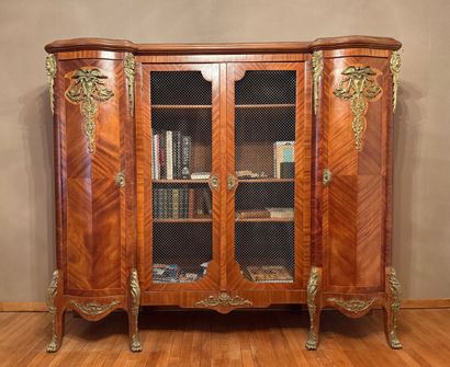 Style Louis XV. Epoque 1880-1920. Bibliothèque...