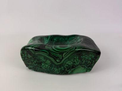 Malachite. Ashtray or pocket emptying tray,...