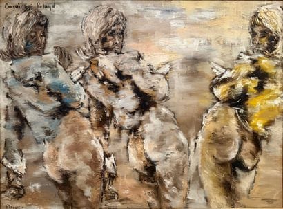 CASSIMAN Roland (1937). Huile sur toile 