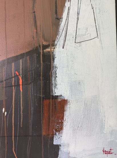 PAQUET André (1949-). Signed. Countersigned...