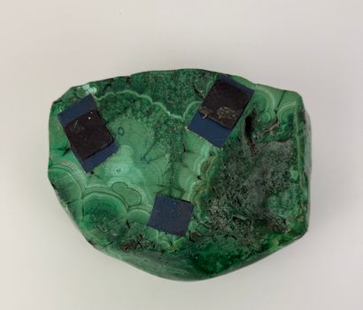 Malachite. Ashtray or pocket emptying tray,...