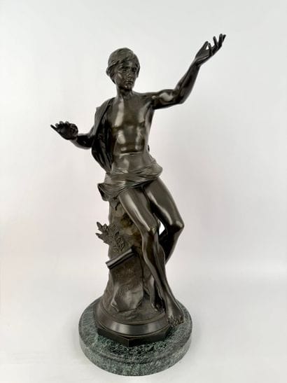 JACOBS Henri (1864-1935). Sculpture en bronze...