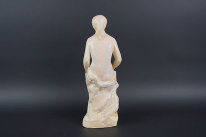 DRUET Bernard (1935-2012) Sculpture en terre...