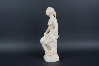 DRUET Bernard (1935-2012) Sculpture en terre...