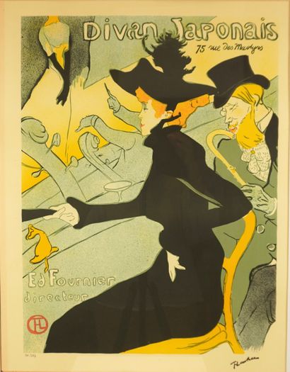 Toulouse Lautrec (1864-1901). Based on. 
Reproduction...