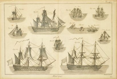 Bernard d'Urexit. Marine engraving.
Size:...