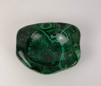Malachite. Ashtray or pocket emptying tray,...