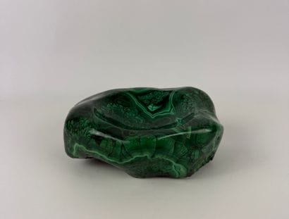 Malachite. Ashtray or pocket emptying tray,...