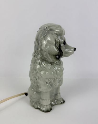 Veilleuse. Caniche en porcelaine
H. 19cm