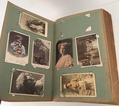 Beautiful album of postcards. General and...