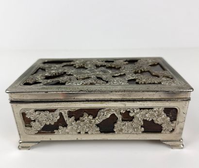 Silverware. Silver-plated metal. Silver-plated...