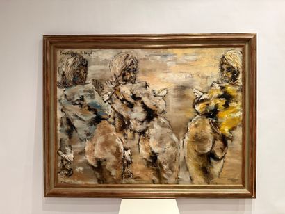 CASSIMAN Roland (1937). Huile sur toile 