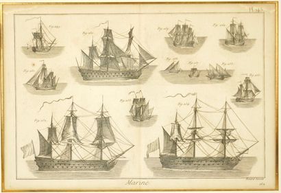 Bernard d'Urexit. Marine engraving.
Size:...