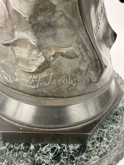 JACOBS Henri (1864-1935). Sculpture en bronze...