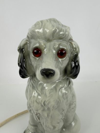 Veilleuse. Caniche en porcelaine
H. 19cm
