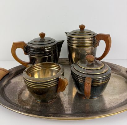Silverware. Art-deco. Silver-plated metal...
