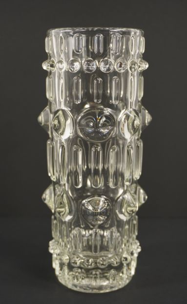 Vase Tchèque de la verrerie Hermanova pour...