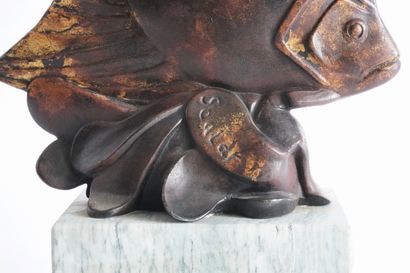 Sculpture en bronze 