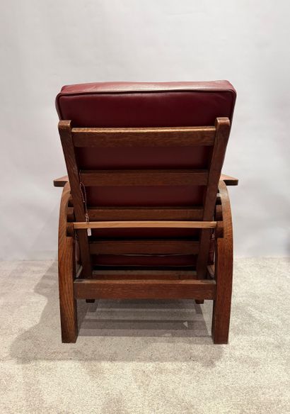 Art-Nouveau. Fauteuil modèle Morisse.
En...