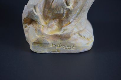 DRUET Bernard (1935-2012) Sculpture en terre...
