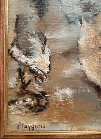 CASSIMAN Roland (1937). Huile sur toile 